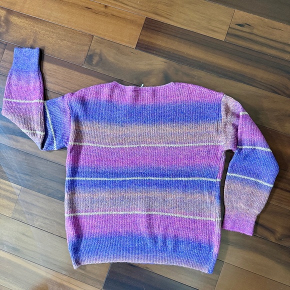 OMBRÉ MULTI COLOR SWEATER - Picture 9 of 10